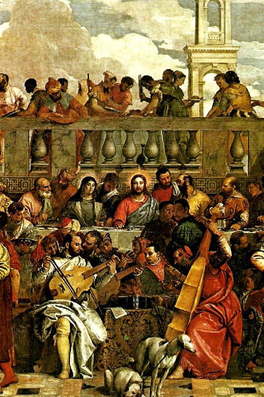 Paolo  Veronese details of marriage feast at cana oil painting image